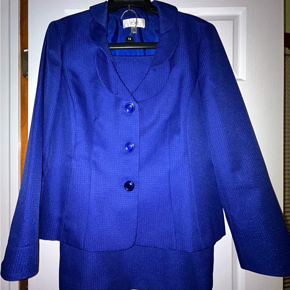 Le Suit - 2 piece set (royal blue)